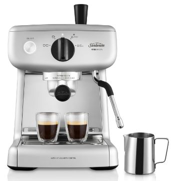 Sunbeam - Mini Barista Espresso Coffee Machine - Silver