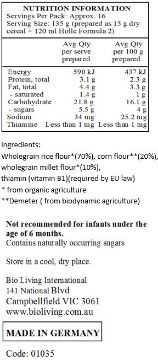 Holle Organic 3 Grain Porridge 250g