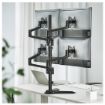 Picture of Brateck LDT72-T048 PREMIUM ALUMINUM ARTICULATING MONITOR STAND from 17”-32”, weight capacity 6kg, 180° Rotation (LS)